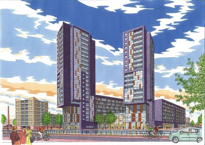 Fortezza Almelo, architect schets - Arcade Bouwkwaliteit