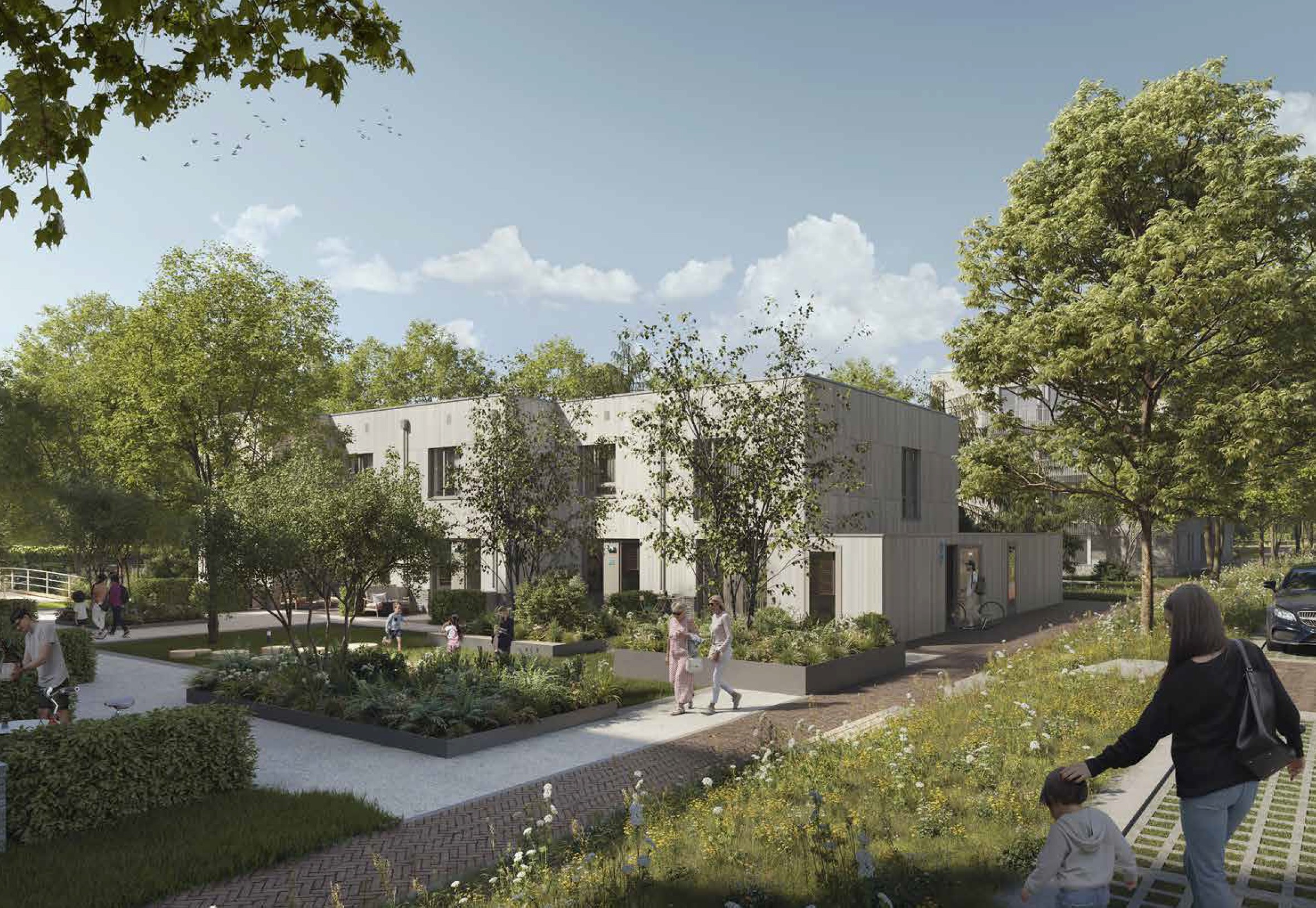 De Wandeling Muiden, illustratie bewoning - Arcade Bouwkwaliteit
