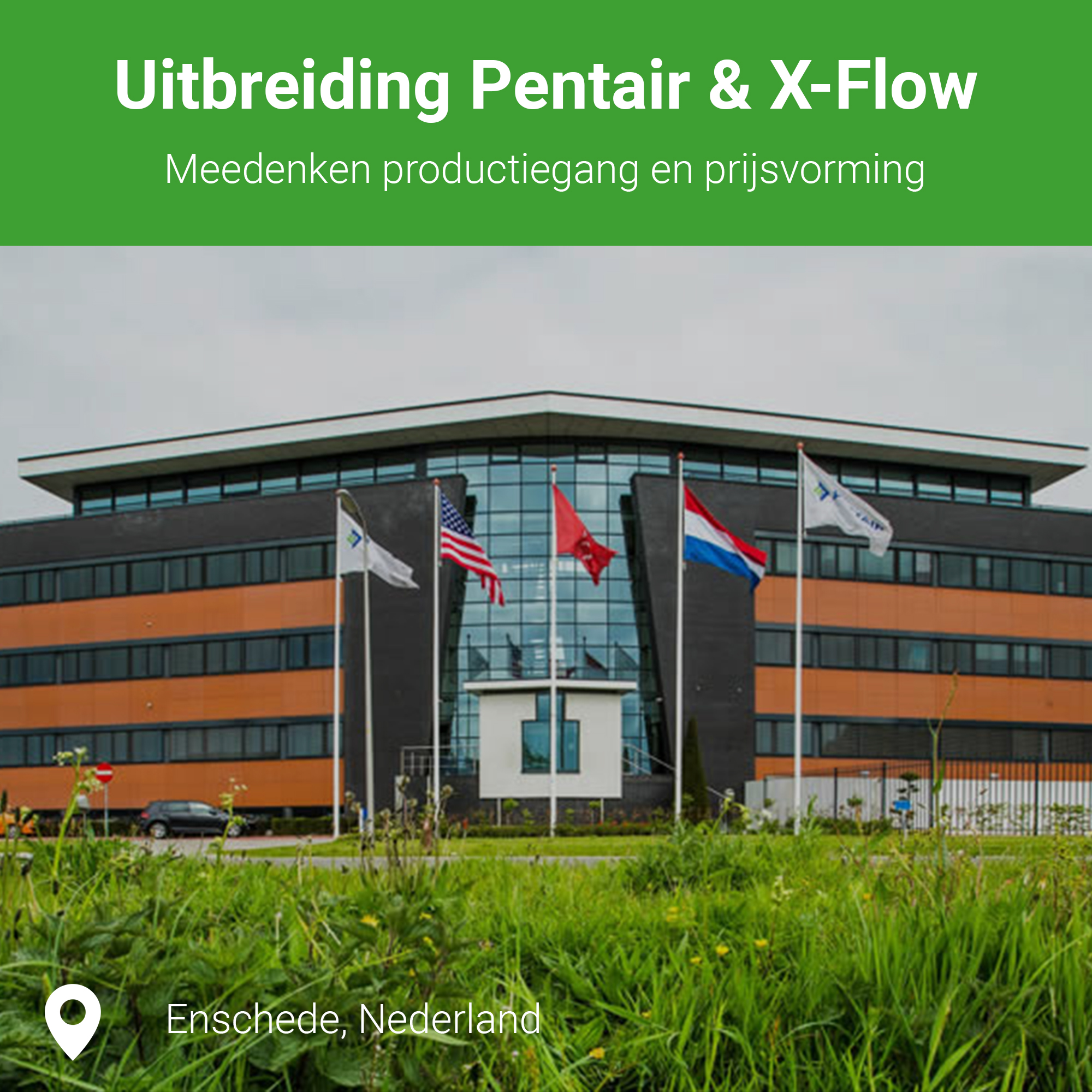 Uitbreiding Pentair & X-Flow - Arcade Bouwkwaliteit