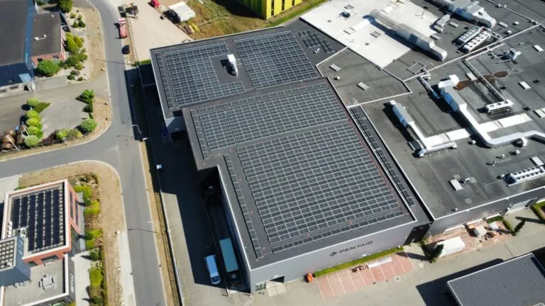 Uitbreiding Pentair & X-Flow, illustratie bovenaanzicht - Arcade Bouwkwaliteit