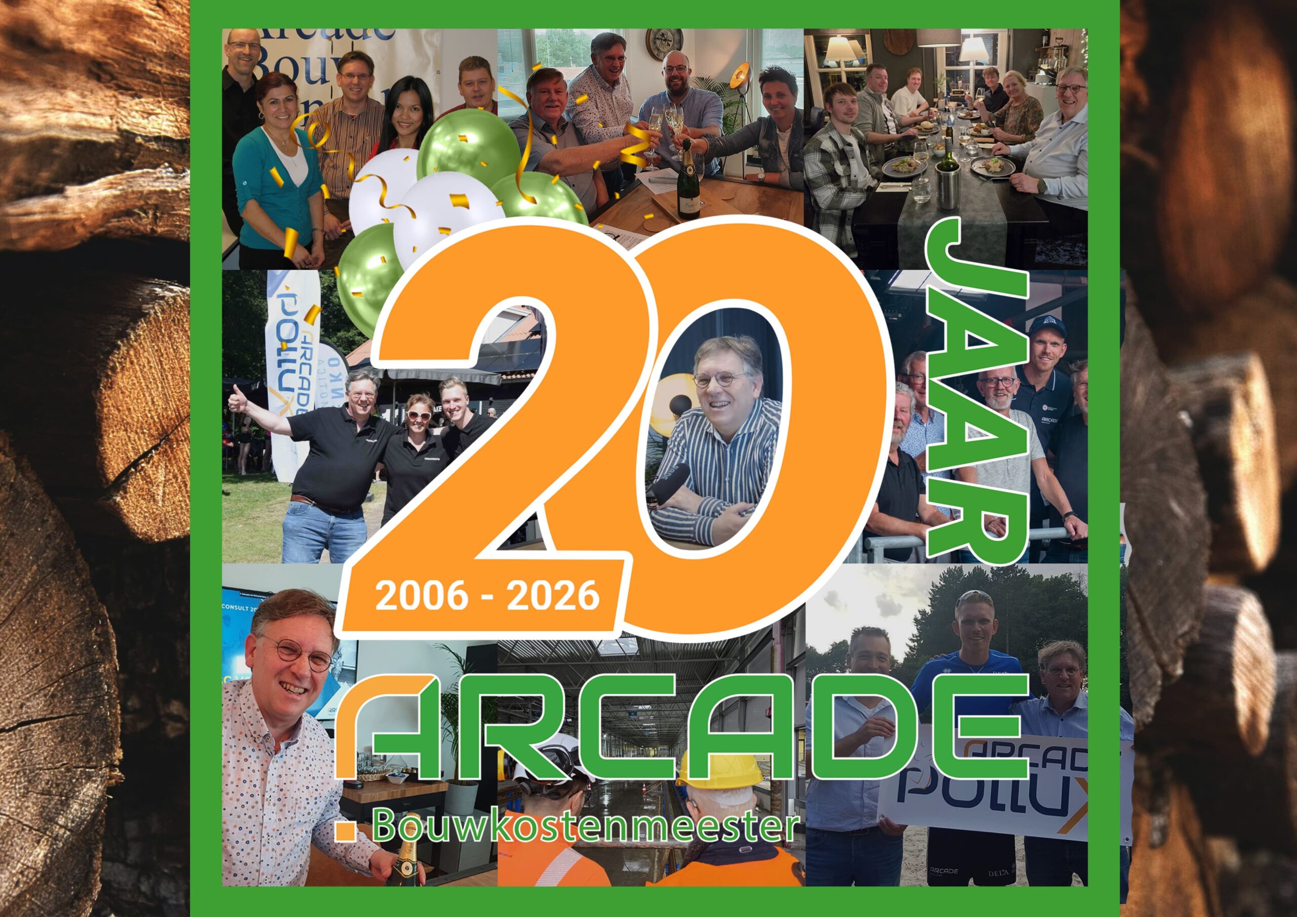 20 jaar Arcade - Jubileum Collage website